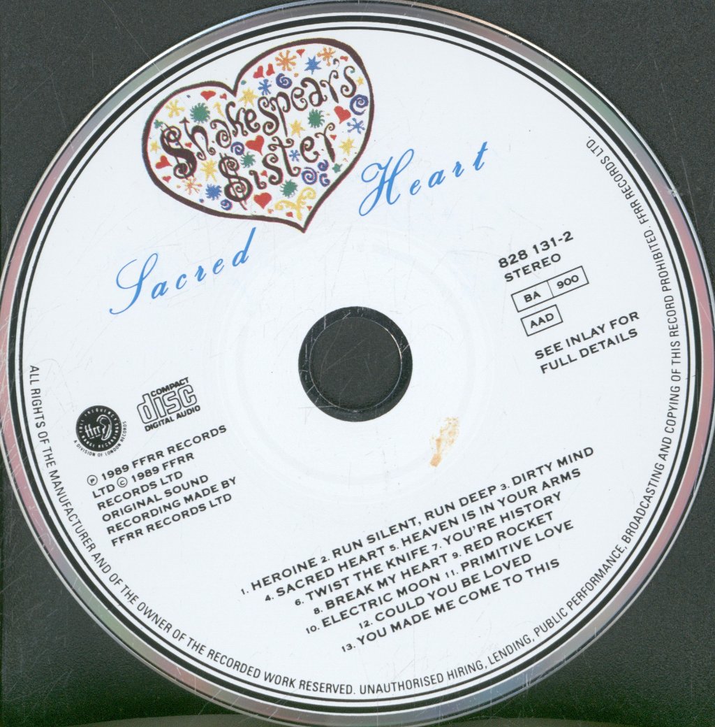 Shakespears Sister - Sacred Heart - Cd