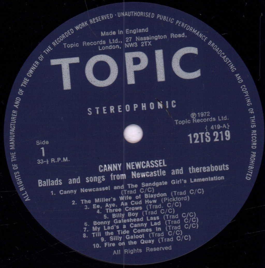 Various Artists - Canny Newcassel - Lp