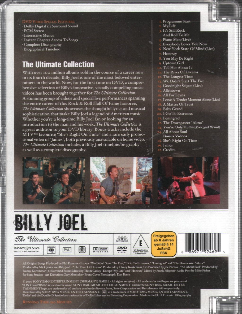 Billy Joel - Ultimate Collection - Dvd