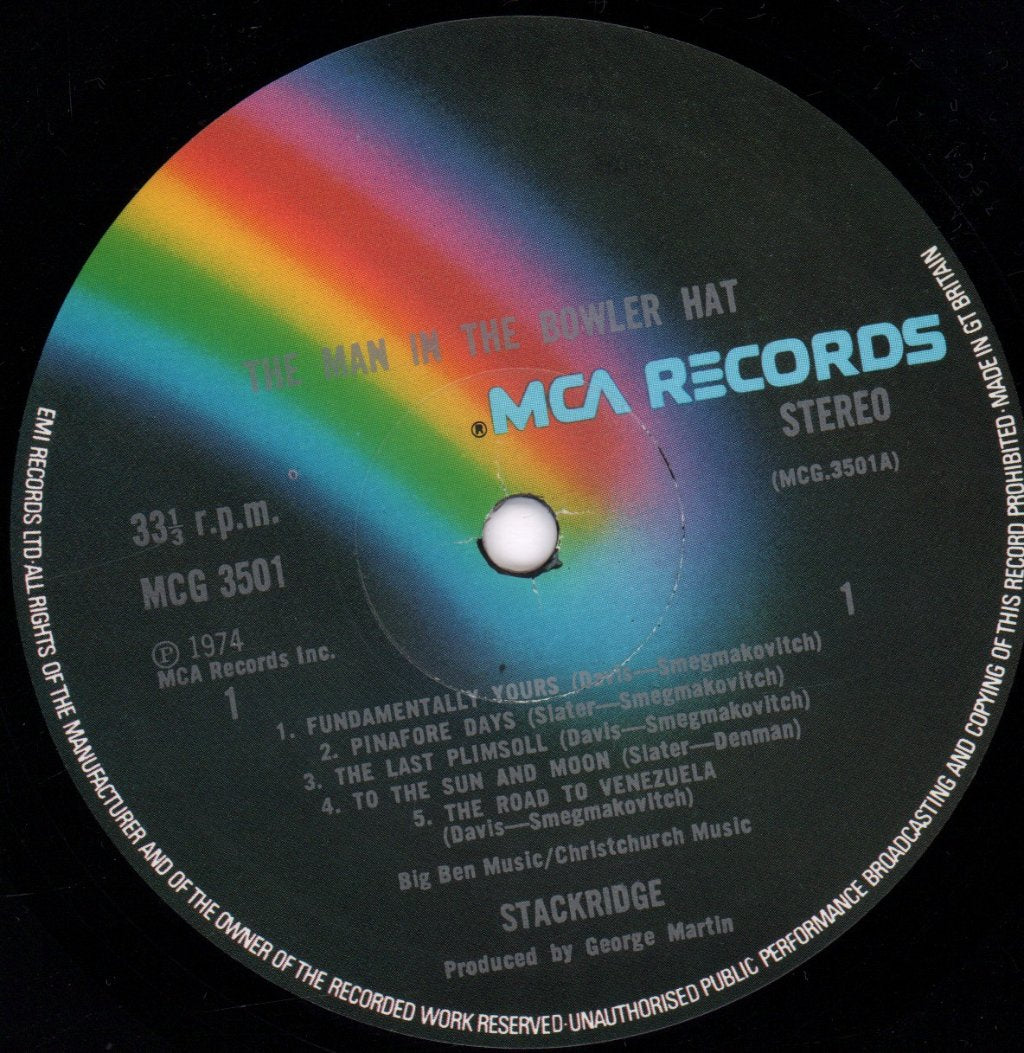 Stackridge - Man In The Bowler Hat - Lp