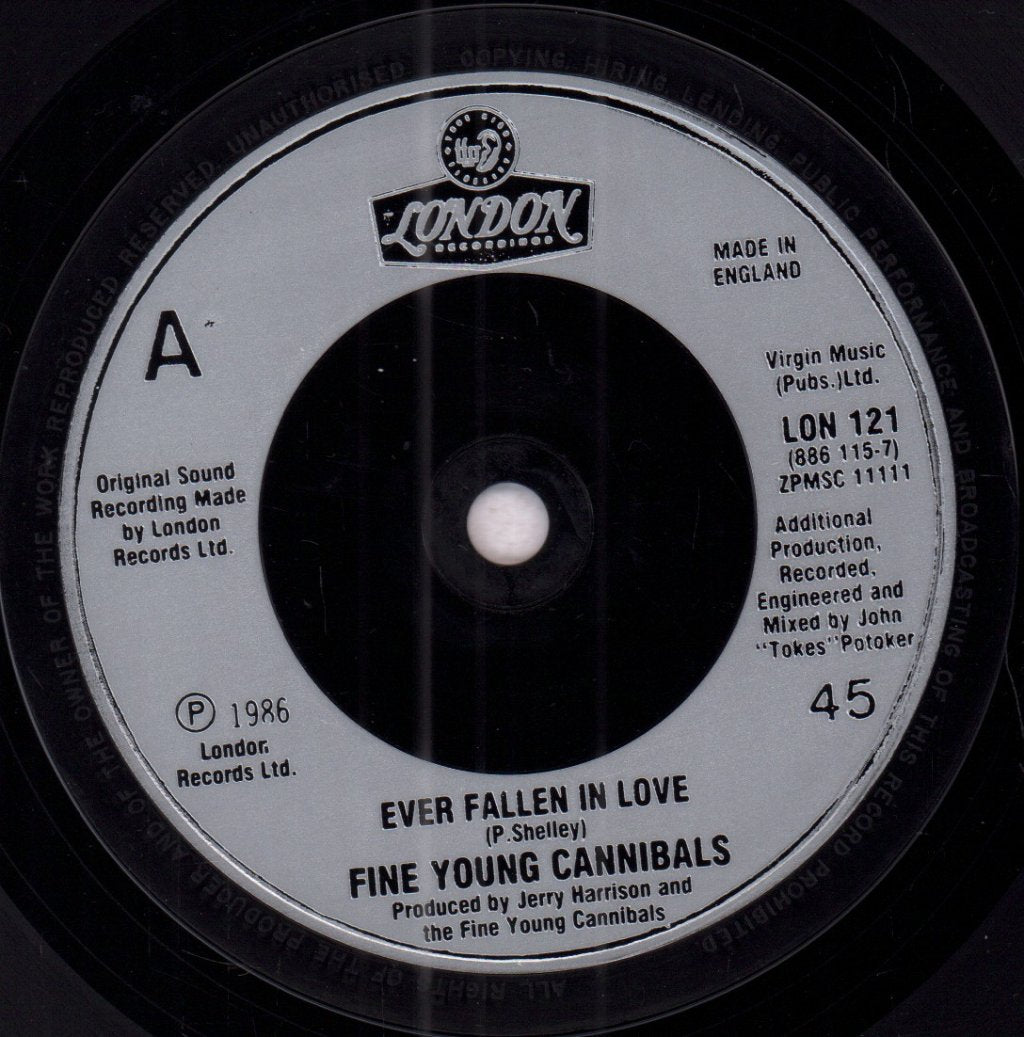 Fine Young Cannibals - Ever Fallen In Love - 7 Inch