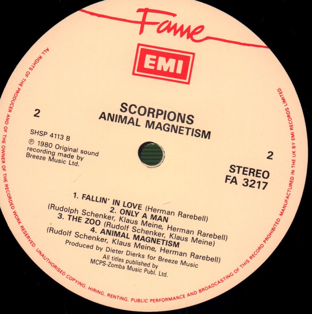 Scorpions - Animal Magnetism - Lp