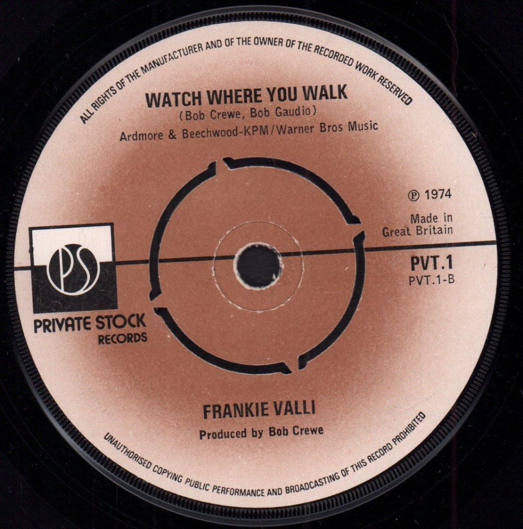 Frankie Valli - My Eyes Adored You - 7 Inch