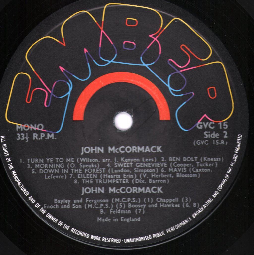 John McCormack - John McCormack - Volume Two - Lp