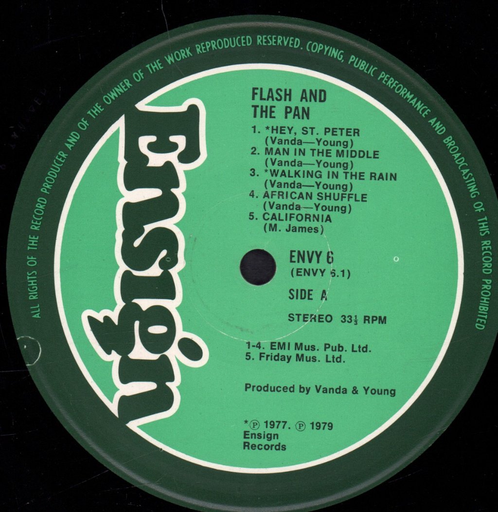 Flash And The Pan - Flash And The Pan - Lp