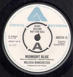 Melissa Manchester - Midnight Blue - 7 Inch