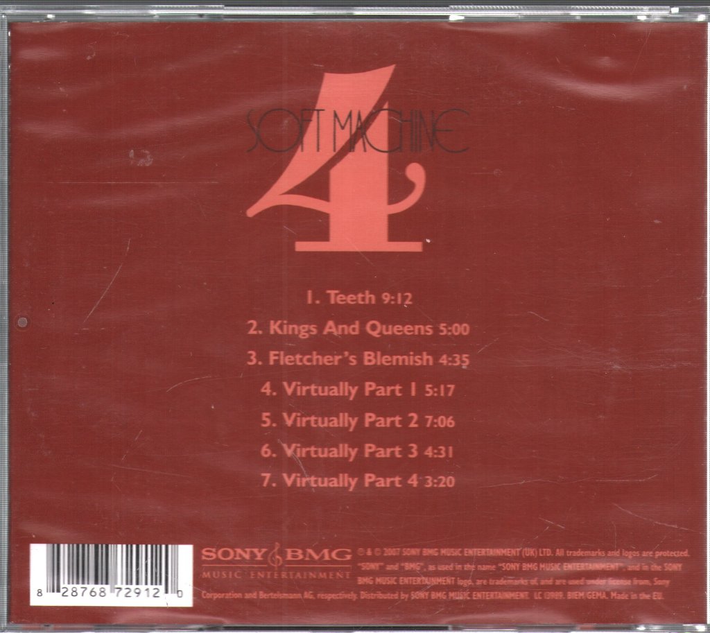 Soft Machine - Fourth - Cd