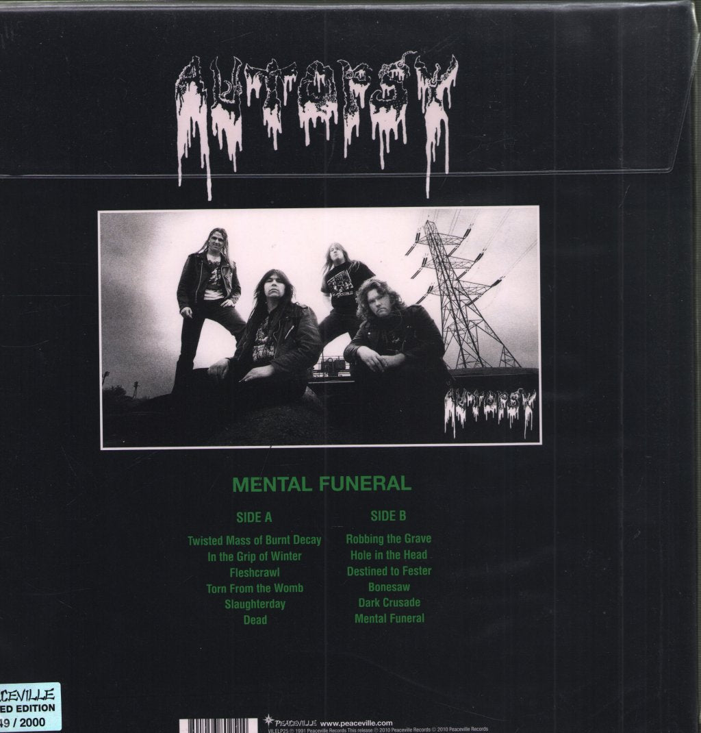 Autopsy - Mental Funeral - Lp