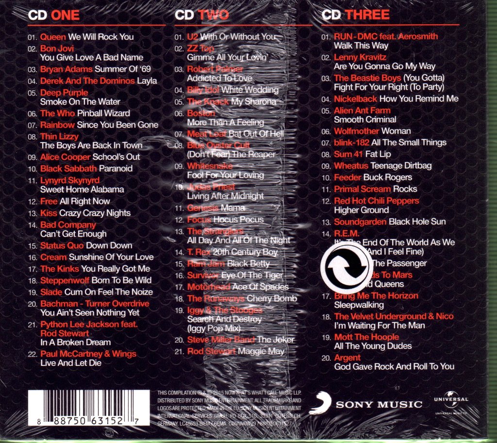 Various Artists - Now That's What I Call Classic Rock - Triple Cd