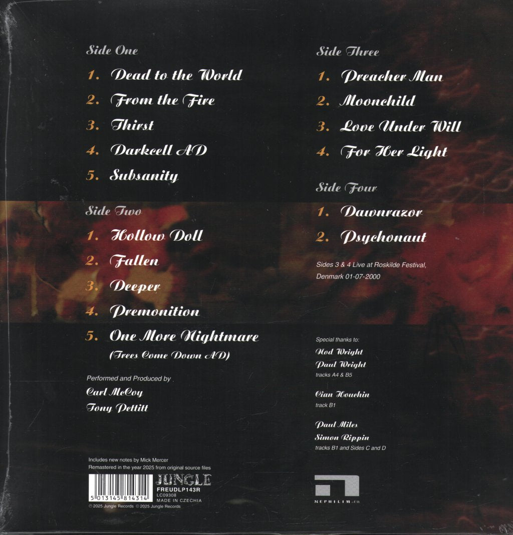Fields Of The Nephilim - Fallen - Double Lp