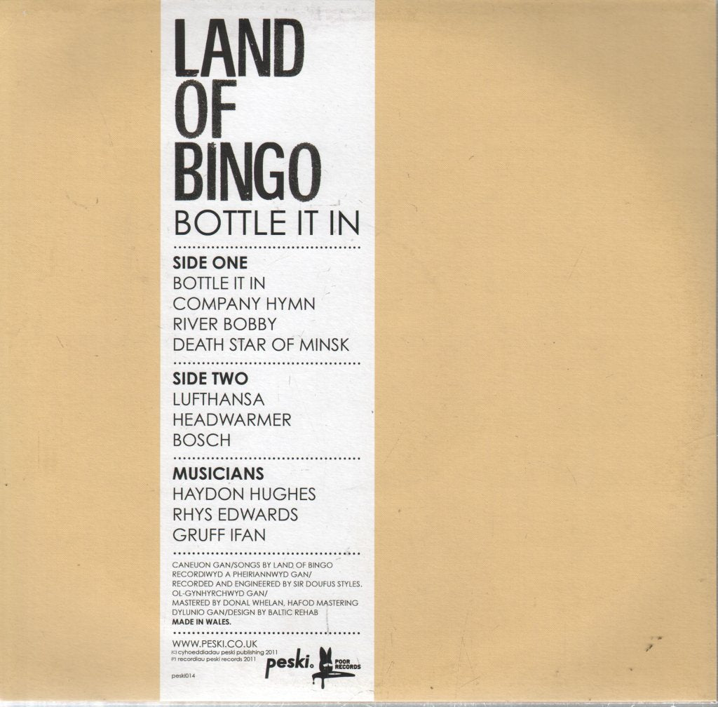 Land Of Bingo - Bottle It In - 10 Inch