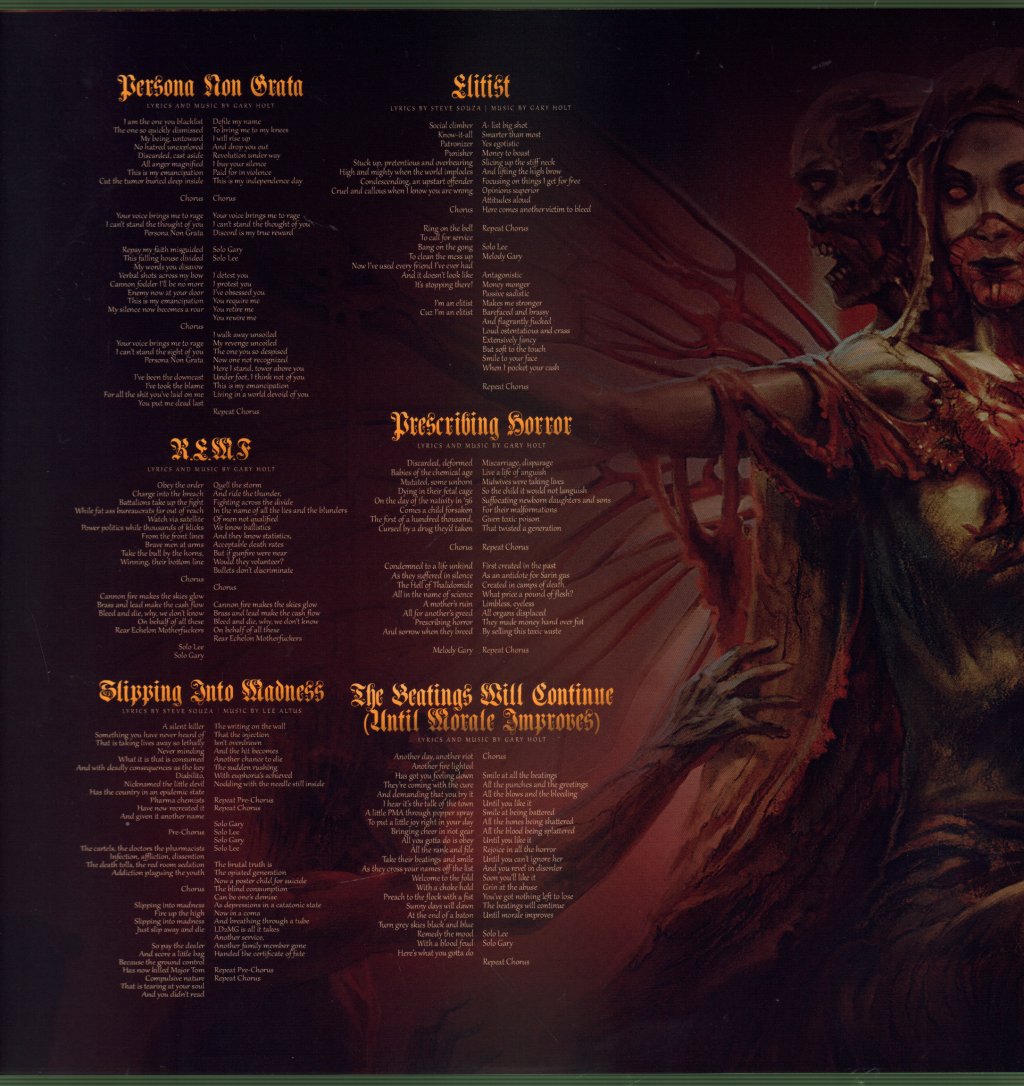 Exodus - Persona Non Grata - Double Lp