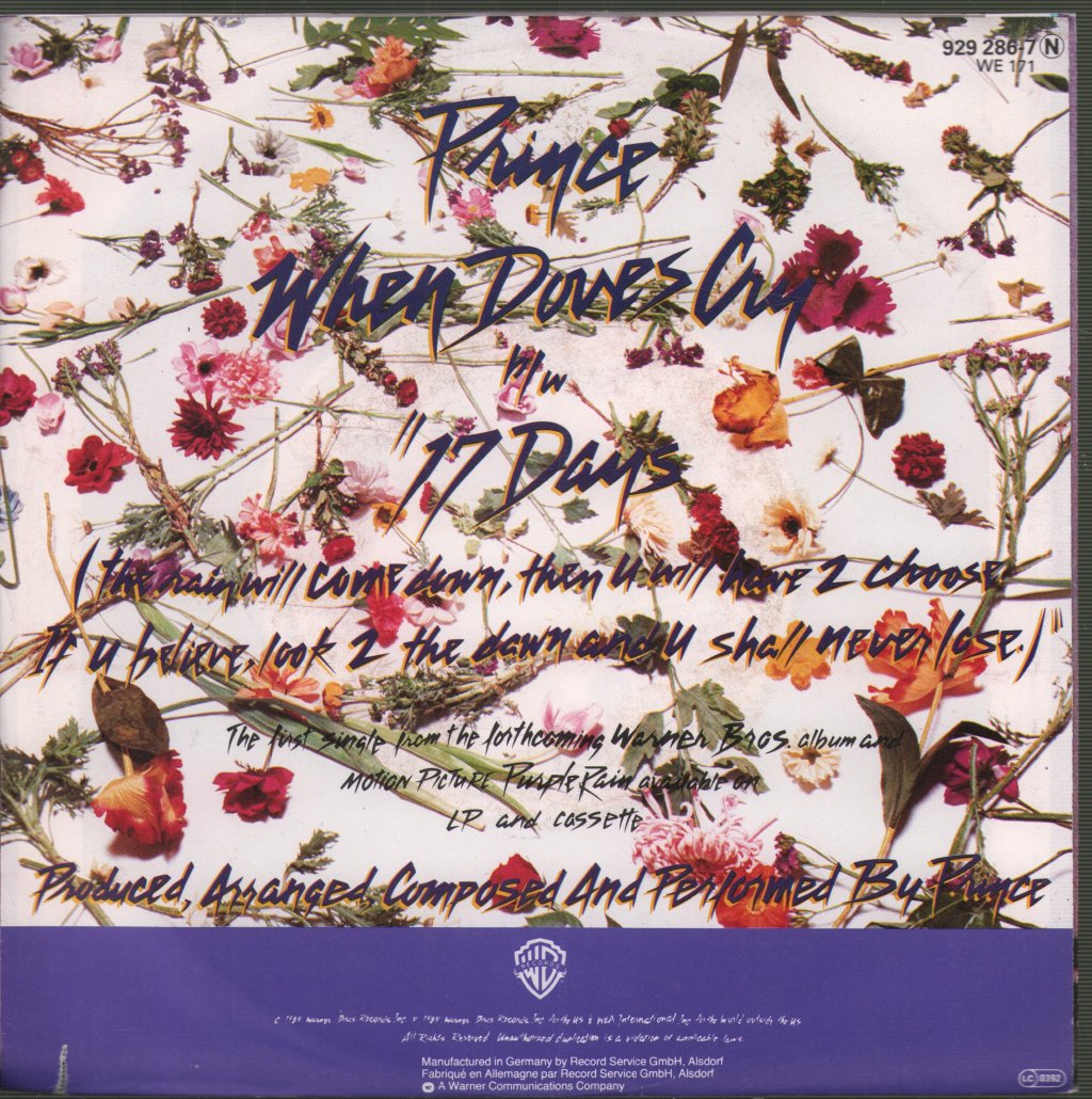 Prince - When Doves Cry - 7 Inch