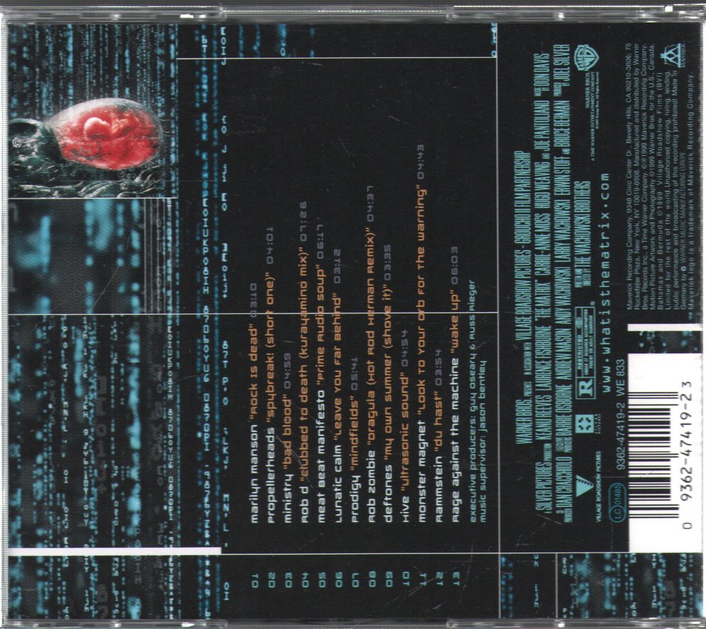 Matrix - Music From And Inspired By The Motion Picture - Cd