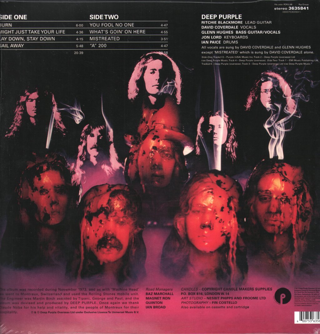 Deep Purple - Burn - Lp