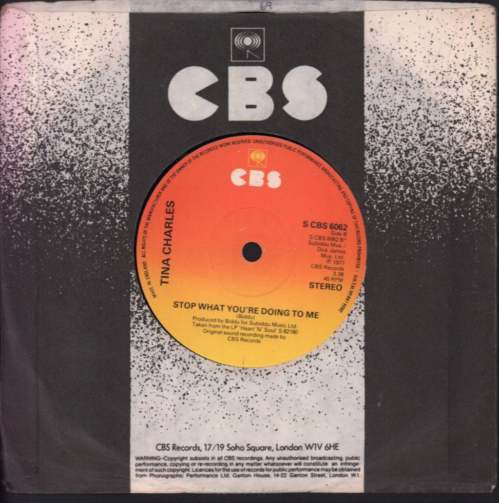 Tina Charles - I'll Go Where Your Music Takes Me - 7 Inch