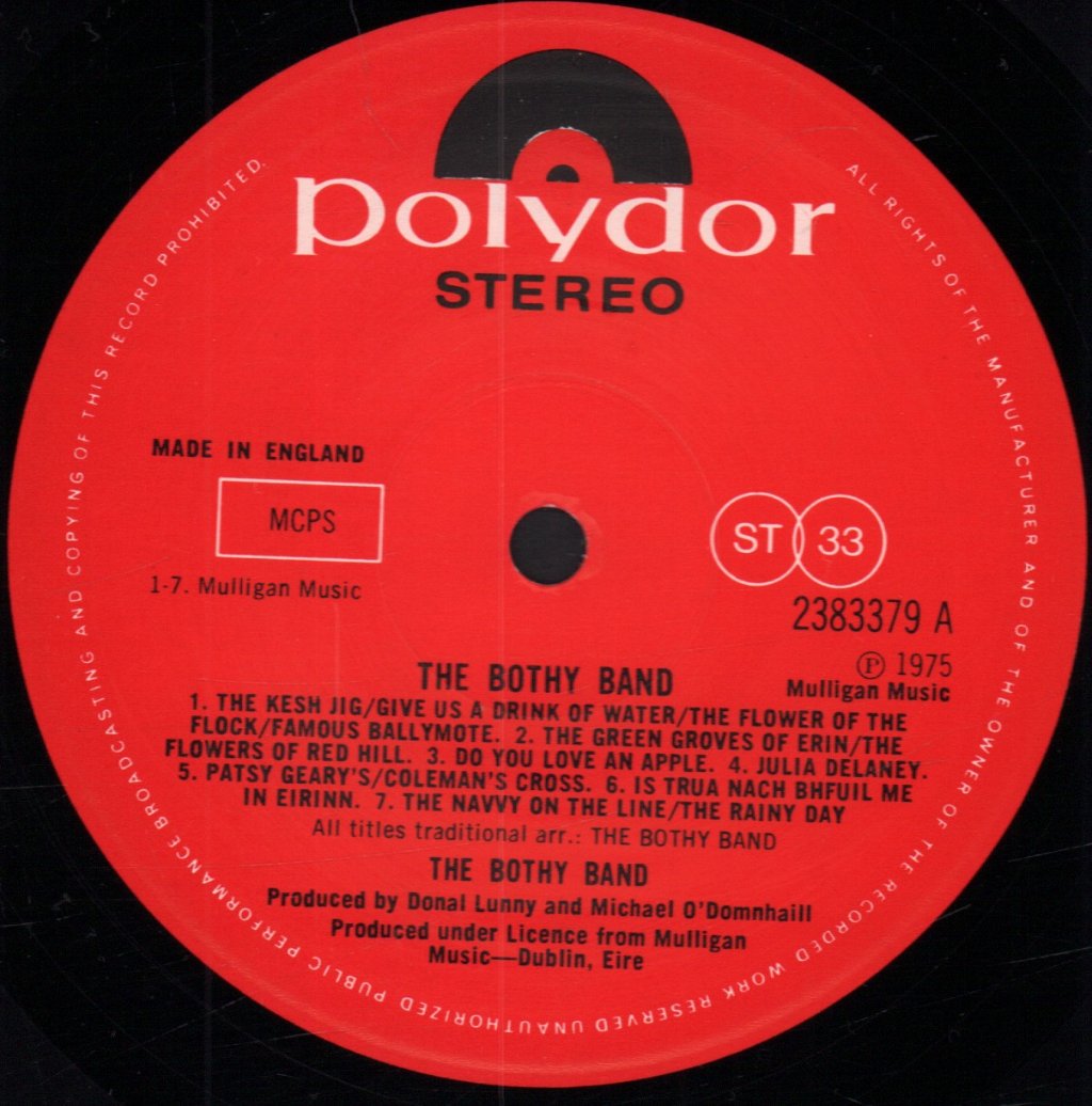 Bothy Band - Bothy Band - Lp
