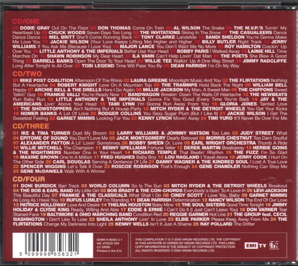 Various Artists - 101 Northern Soul Anthems - Cd Set