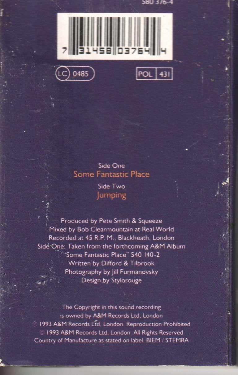 Squeeze - Some Fantastic Place - Cassette
