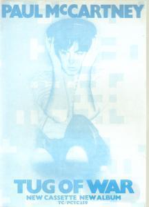Paul McCartney - Tug Of War - Flyer