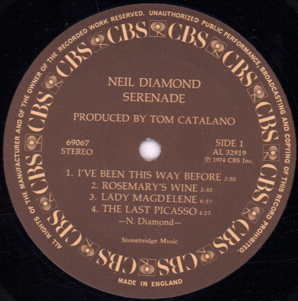 Neil Diamond - Serenade - Lp