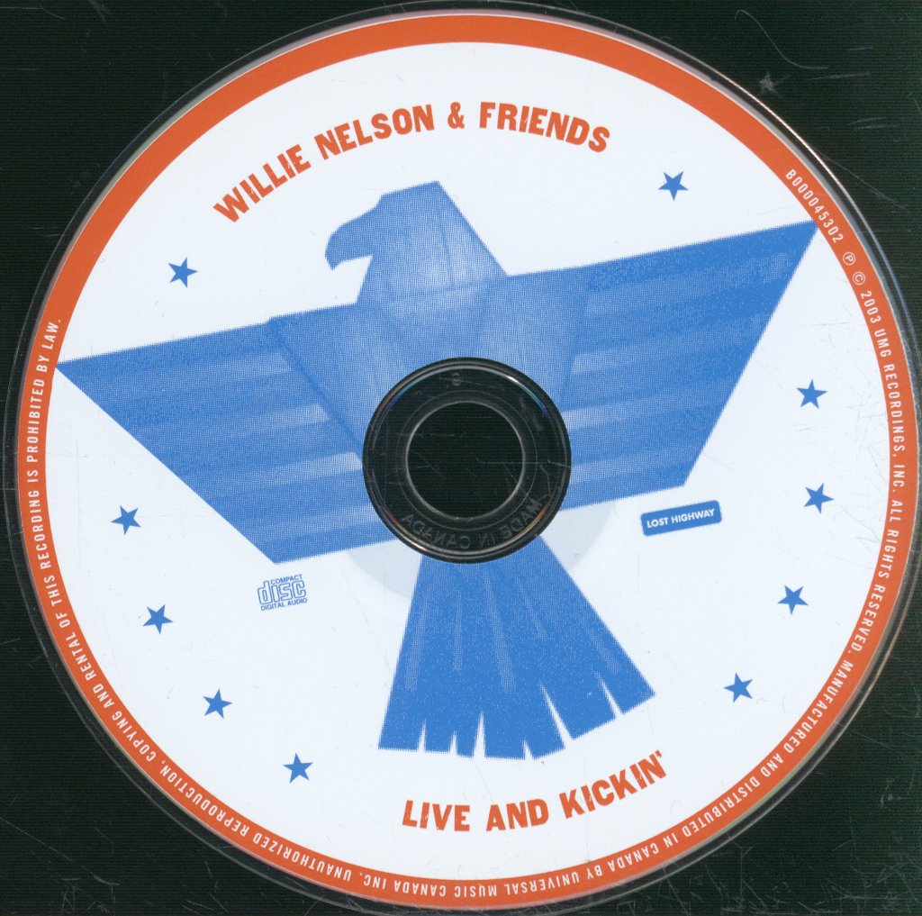 Willie Nelson And Friends - Live And Kickin' - Cd