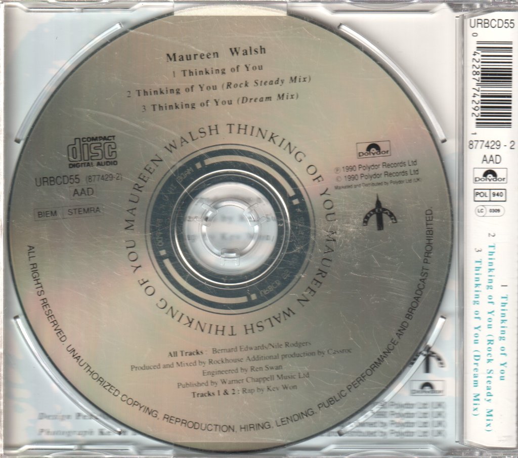 Maureen Walsh - Thinking Of You - Cd