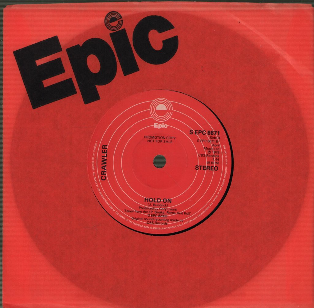 Crawler - How Will You Break My Heart - 7 Inch