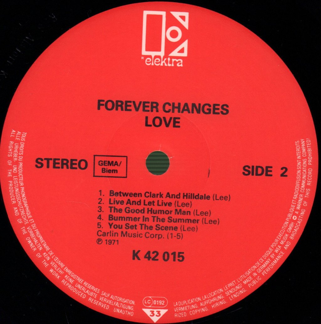 Love - Forever Changes - Lp