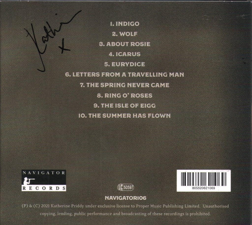 Katherine Priddy - Eternal Rocks Beneath - Cd