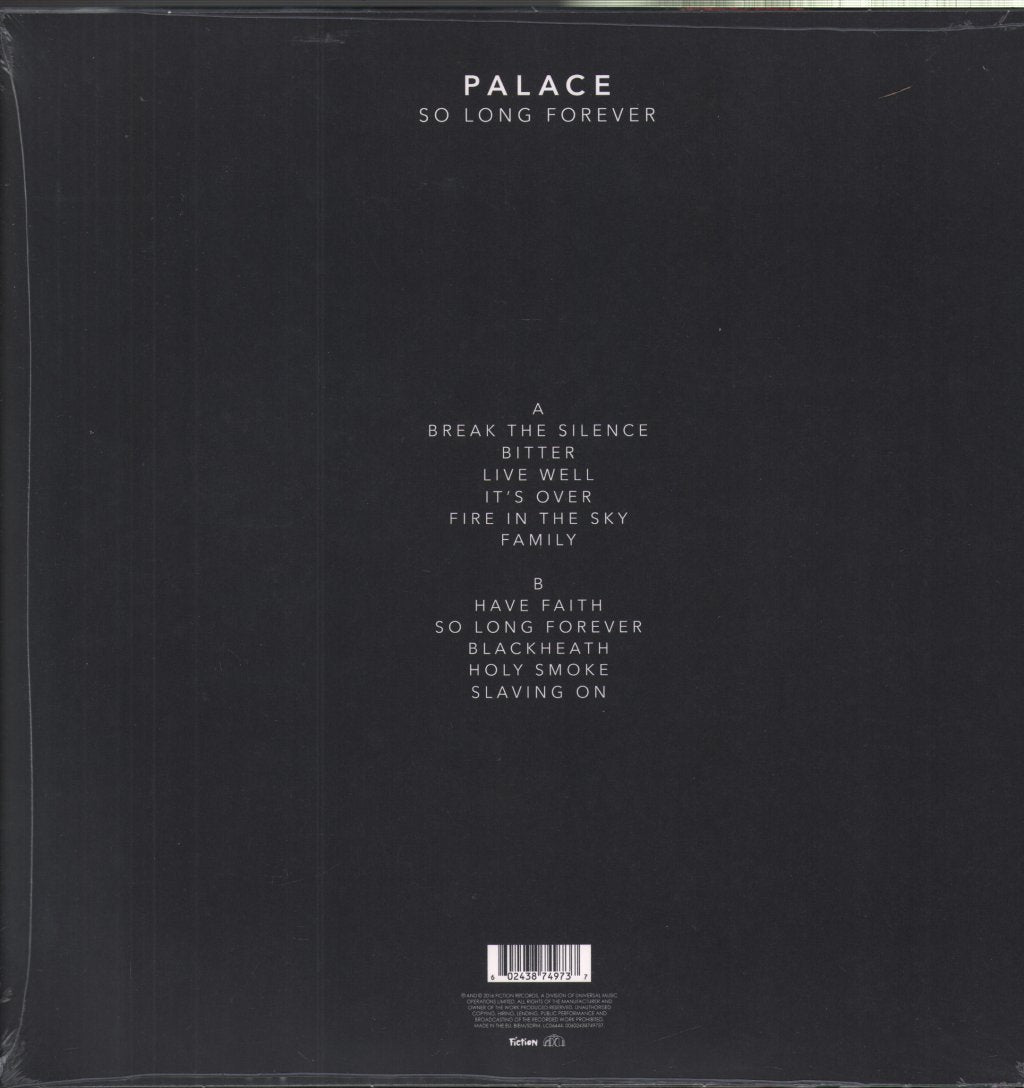 Palace (Rock Band) - So Long Forever - Lp