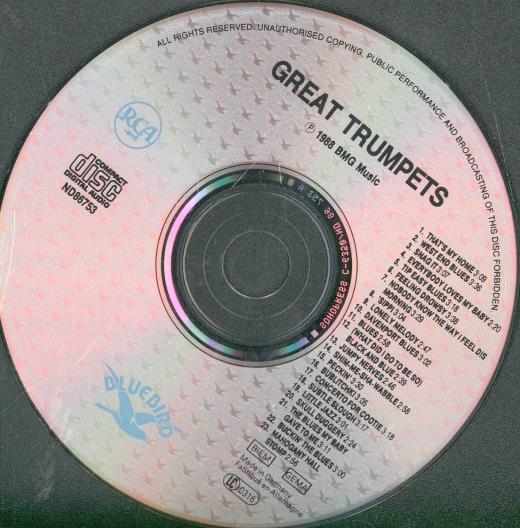 Various Artists - Great Trumpets - Classic Jazz To Swing - Cd