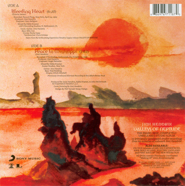 Jimi Hendrix - Bleeding Heart - 7 Inch