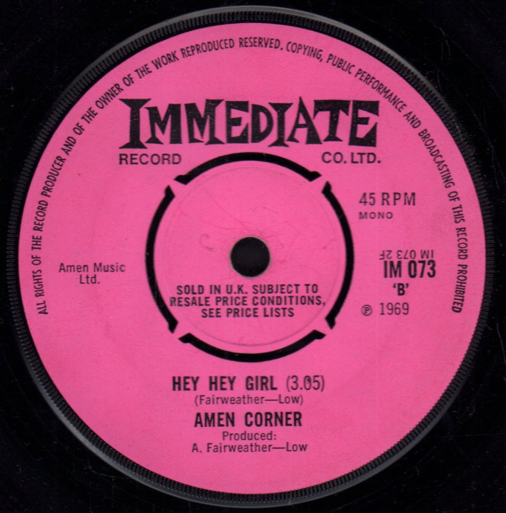 Amen Corner - Half As Nice - 7 Inch