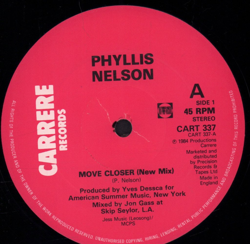 Phyllis Nelson - Move Closer - 12 Inch