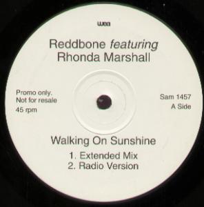 Reddbone Featuring Rhonda Marshall - Walking On Sunshine - 12 Inch