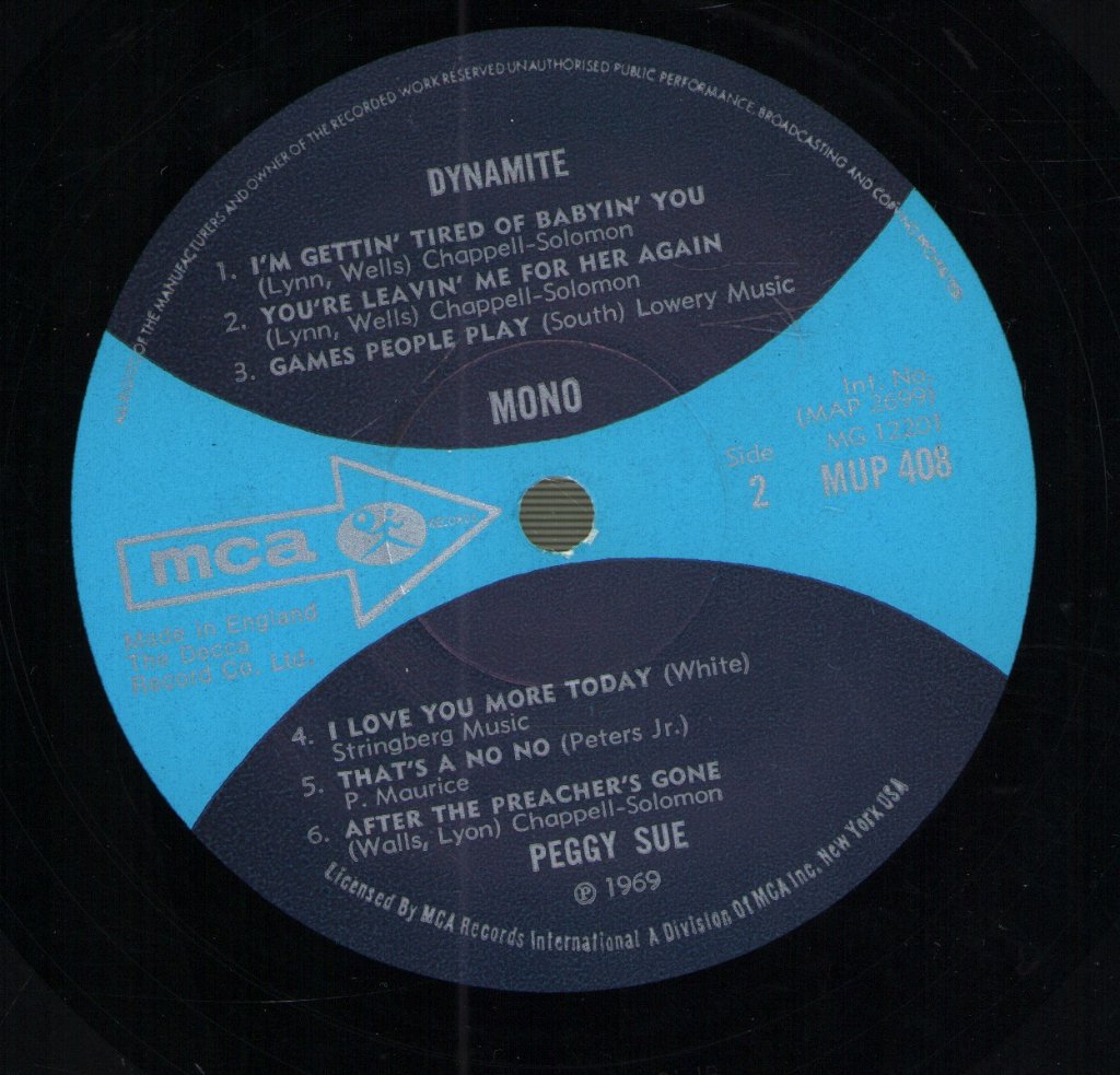 Peggy Sue - Dynamite! - Lp
