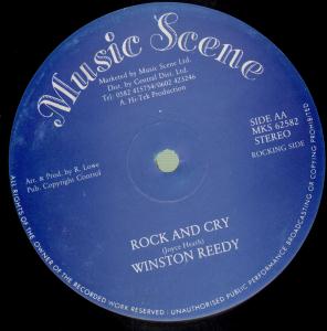 Winston Reedy - Wonderful Sound/Rock And Cry - 12 Inch