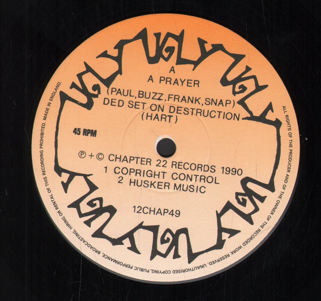 Ugly Noize Incorporated - A Prayer - 12 Inch