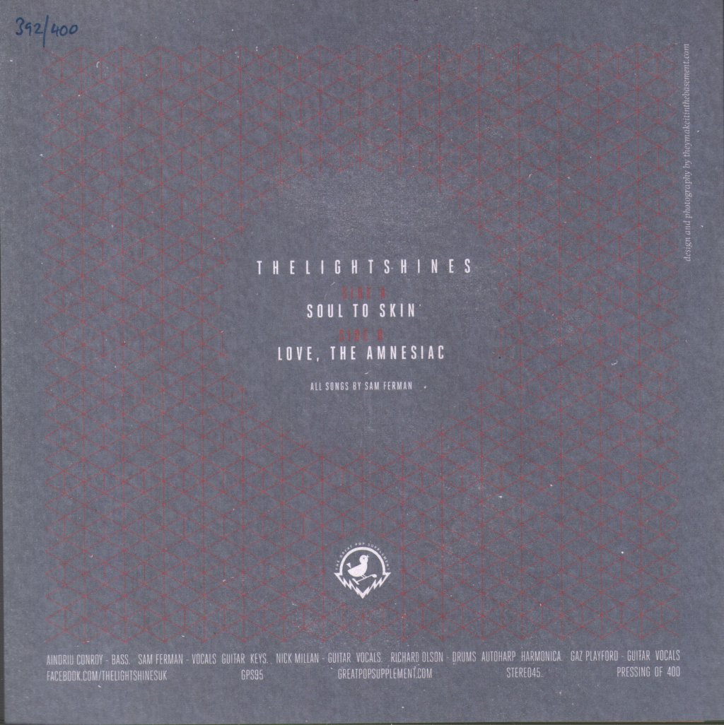 Thelightshines - Soul To Skin - 7 Inch