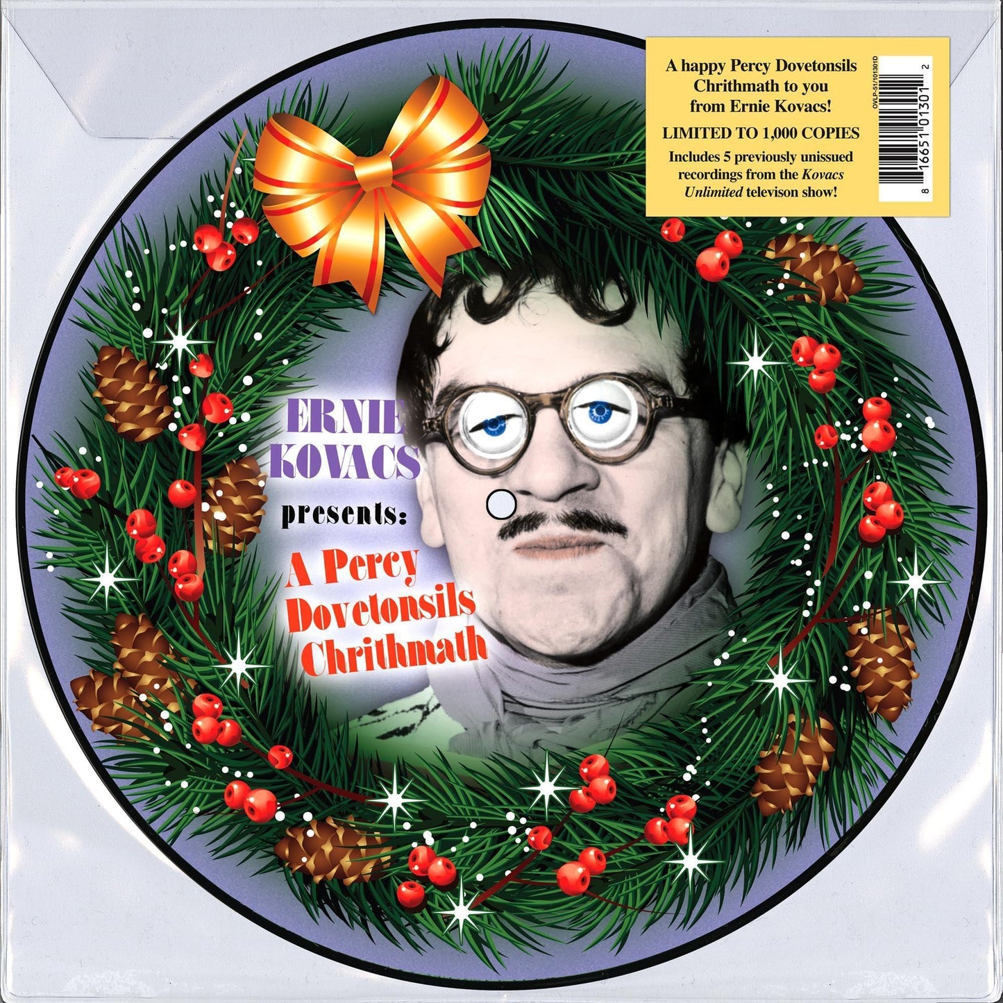 Ernie Kovacs - Ernie Kovacs Presents: A Percy Dovetonsils Chrithmath - 10 Inch