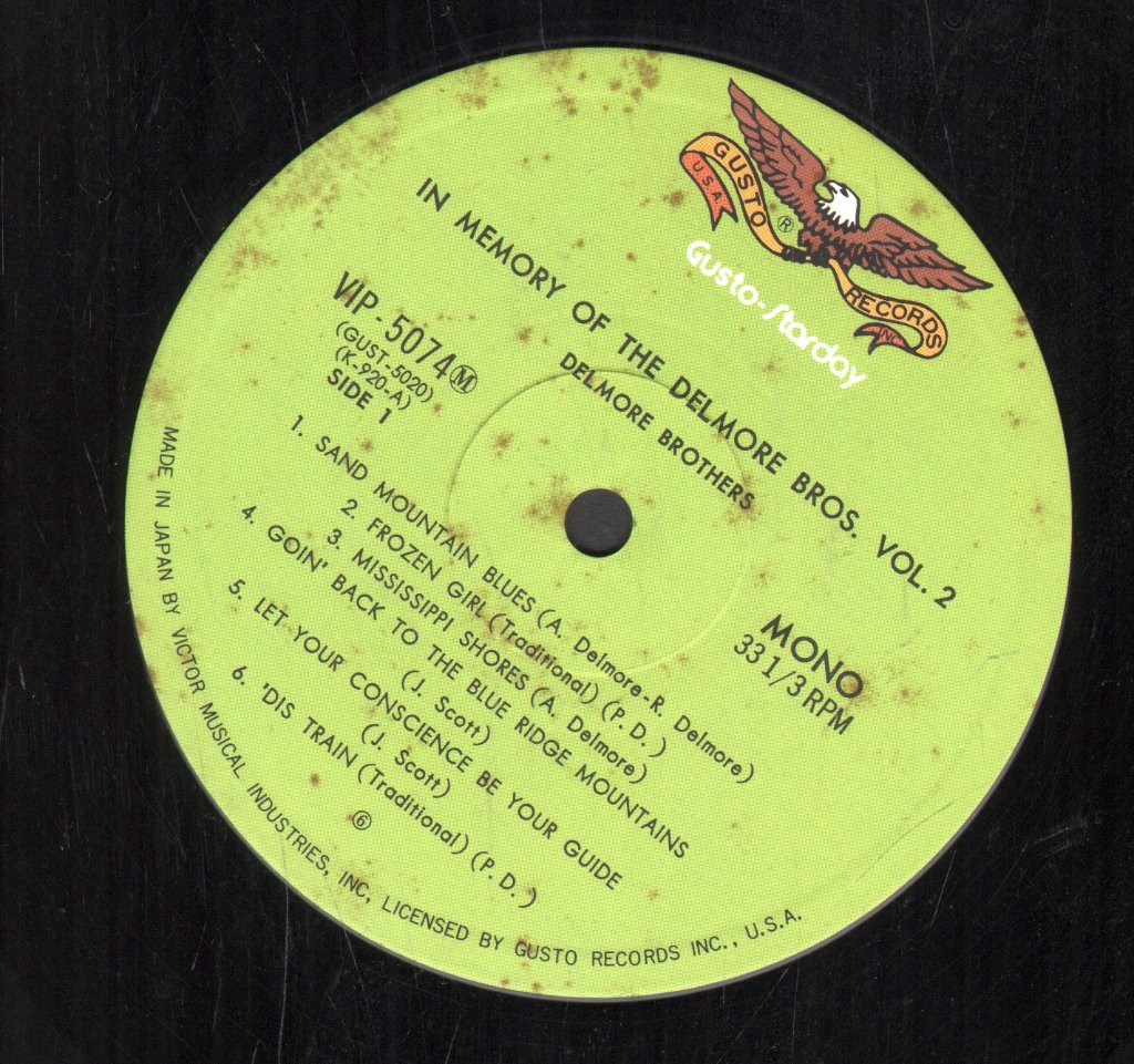 Delmore Brothers - In Memory Of The Delmore Bros. Volume 2 - Lp