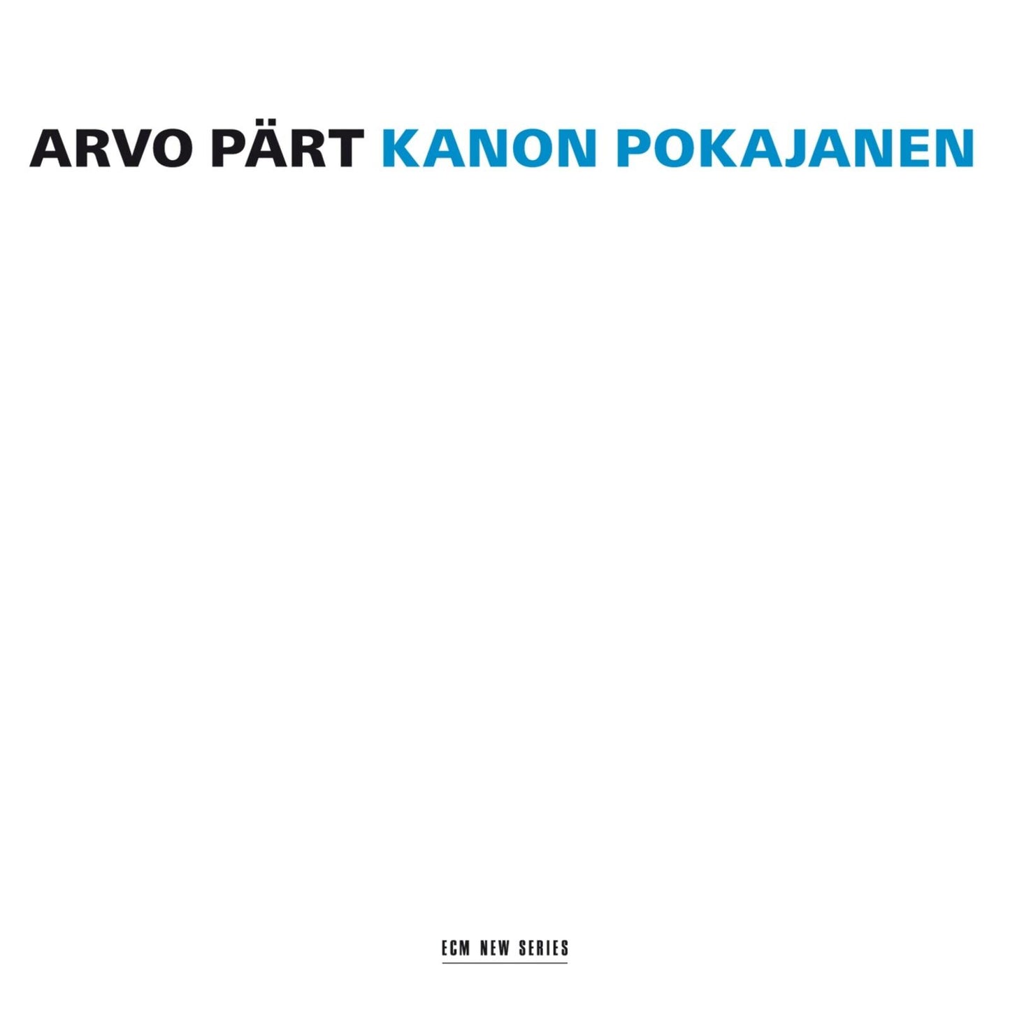 Arvo Part - Kanon Pokajanen - Double Cd