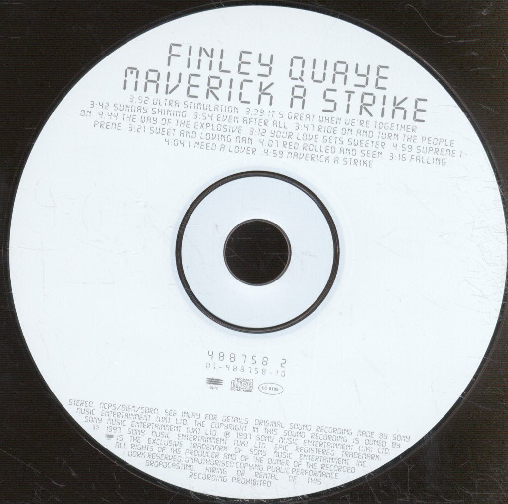 Finley Quaye - Maverick A Strike - Cd