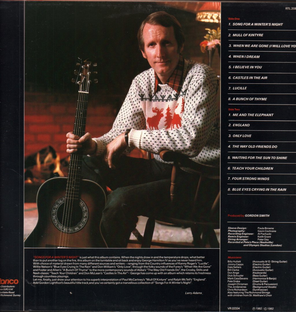 George Hamilton Iv - Songs For A Winters Night - Lp