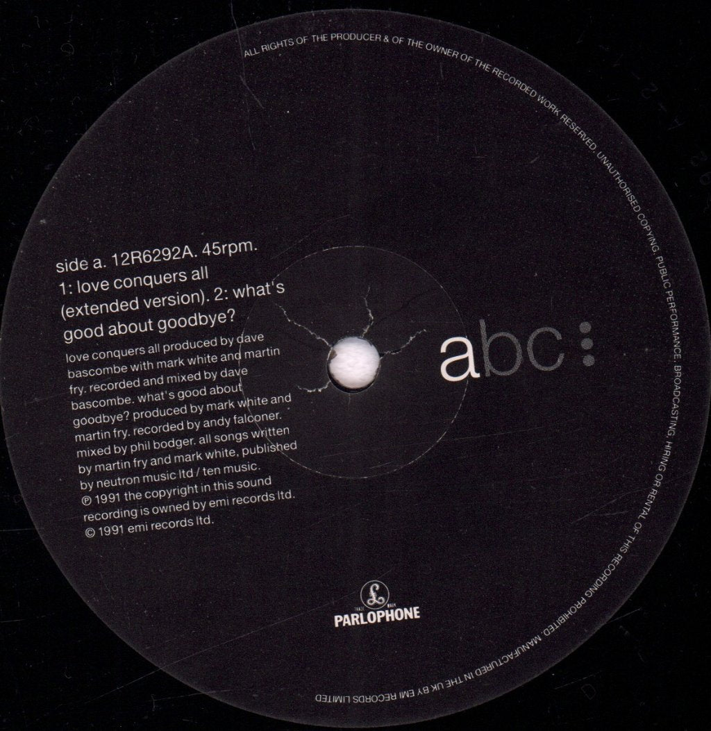 ABC - Love Conquers All - 12 Inch