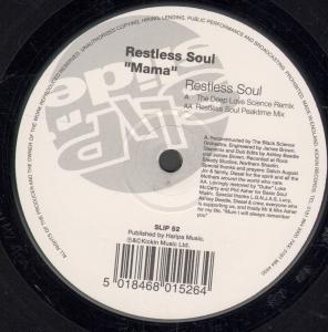 Restless Soul - Mama - 12 Inch