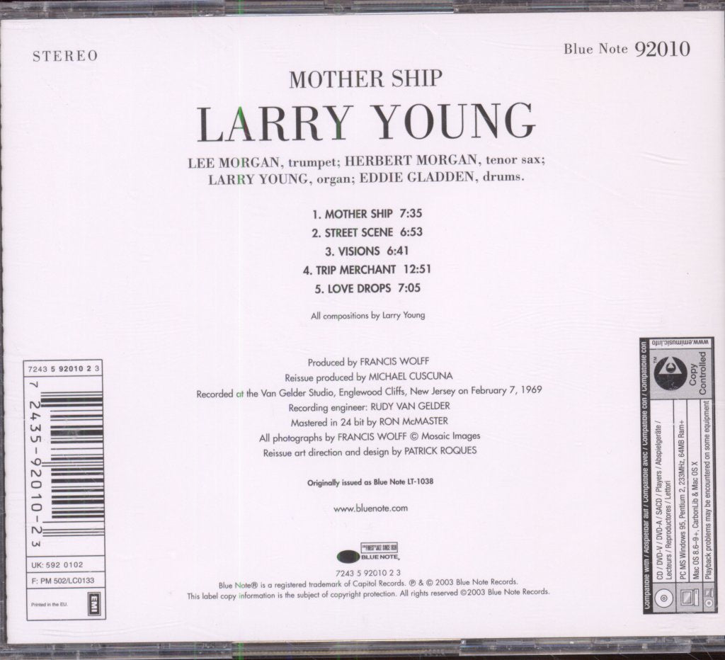 Larry Young - Mother Ship - Cd
