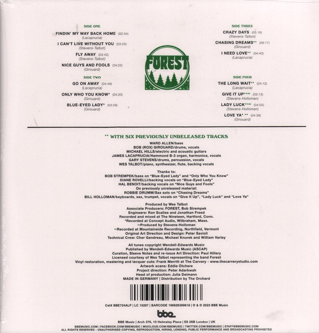 Forest - Forest - Double Lp