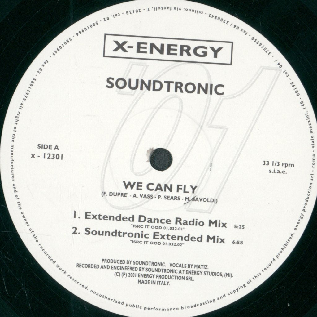 Soundtronic - We Can Fly - 12 Inch